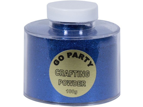 Qualatex Glitter Pot Sapphire Blue 100g