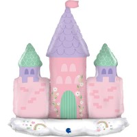 Grabo Folienballon Standup Magical Castle 100cm/40"  Grabo Folienballon Standup Magical Castle 100cm/40"