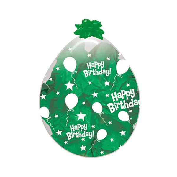 Sempertex Verpackungsballon Happy Birthday Balloons & Stars 45cm/18" 25 Stück