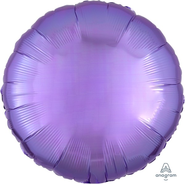 Anagram Folienballon Rund Pearl Lavender 45cm/18" (unverpackt)