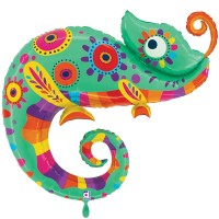Betallic Folienballon XXL Festive Chameleon 100cm/39"  Betallic Folienballon XXL Festive Chameleon 100cm/39"