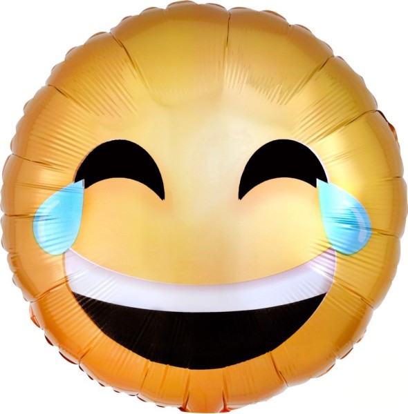 Anagram Folienballon Laughing Emoticon 23cm/9" (unverpackt)