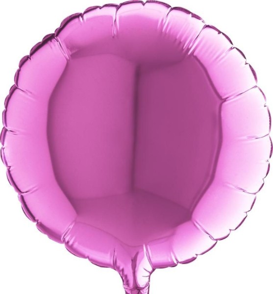 Grabo Folienballon Rund Fuxia 23cm/9"