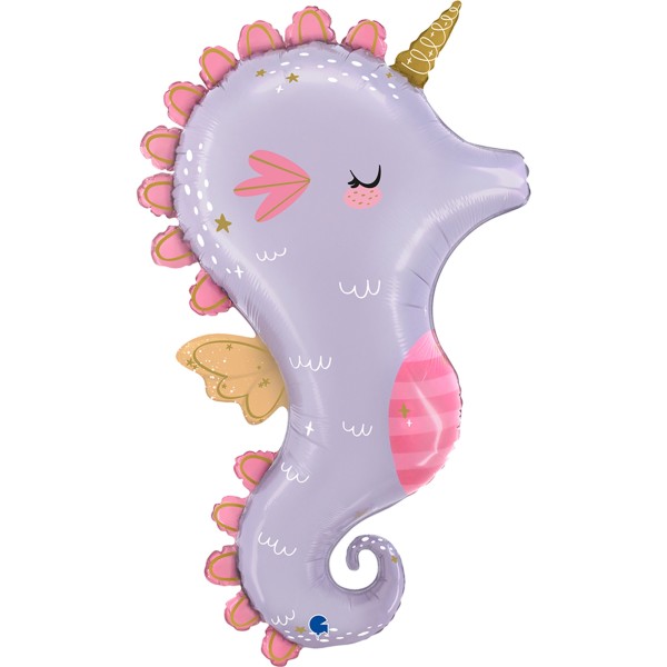 Grabo Folienballon Shape Seahorse 90cm/36"