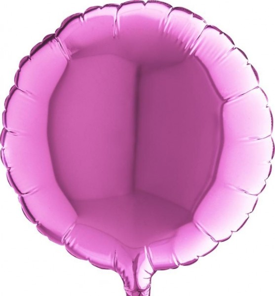 Grabo Folienballon Round Fuxia 23cm/9"