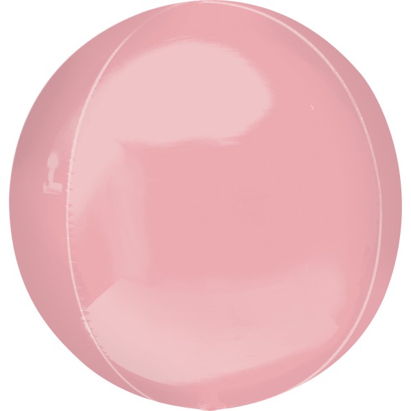 Anagram Folienballon Orbz Pastel Pink 40cm/16" (unverpackt)