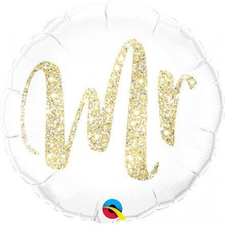 Qualatex Folienballon "Mr" Gold 45cm/18"