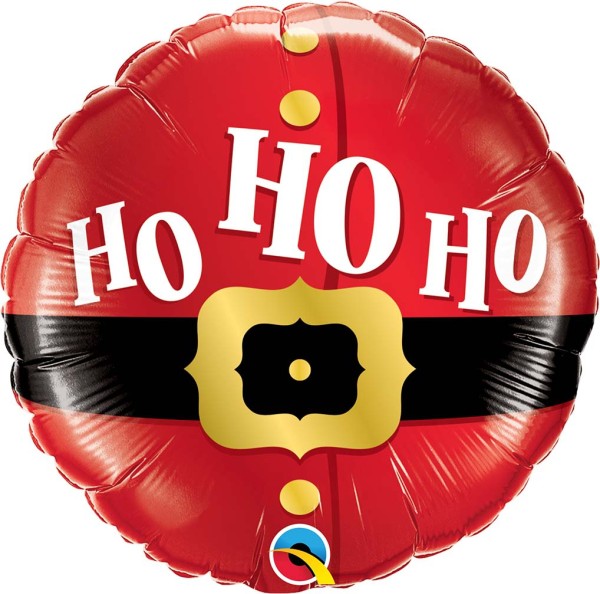 Qualatex Folienballon HO HO HO Santa's Belt 45cm/18"