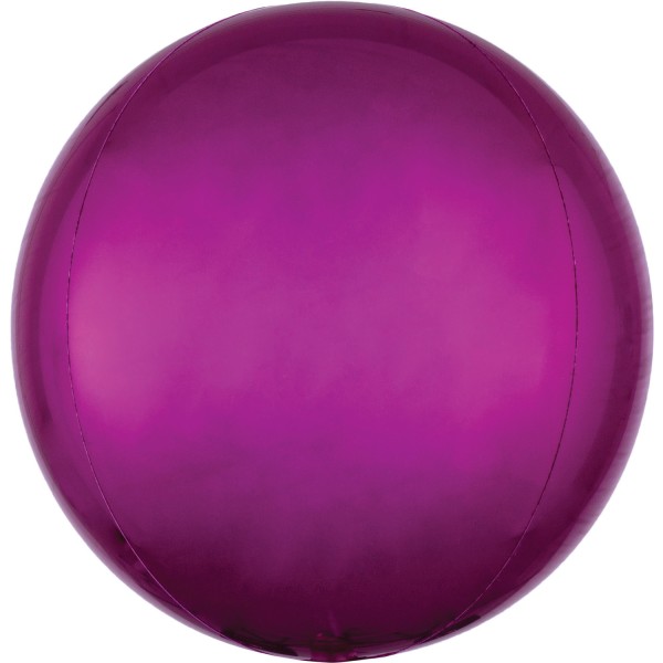 Anagram Folienballon Orbz Bright Pink 40cm/16" (unverpackt)