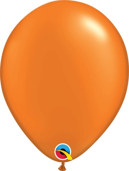 Qualatex Latexballon Radiant Pearl Mandarin Orange 28cm/11" 100 Stück
