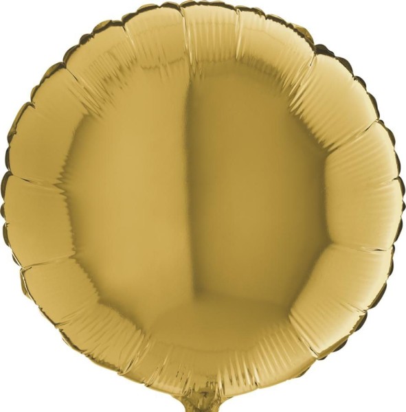 Grabo Folienballon Rund Gold5 45cm/18" (unverpackt)