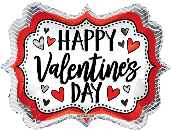 Kaleidoscope Folienballon Happy Valentines Day Marquee 45cm/18"