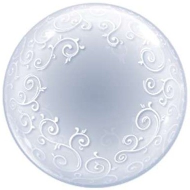 Qualatex Deco Bubble Fancy Filigree 60cm/24"