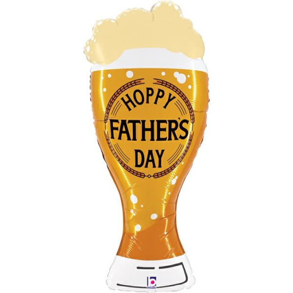 Betallic Folienballon Hoppy Father's Day Beer 100cm/39"