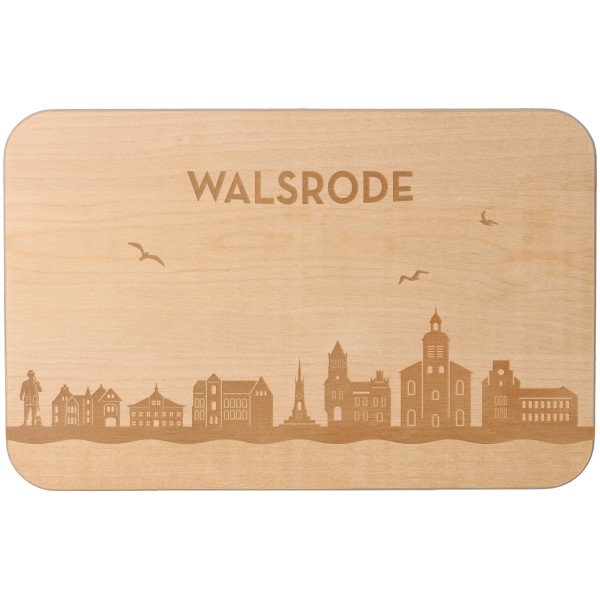 Goodtimes Frühstücksbrett Skyline Walsrode 23cm x 15cm x 1cm