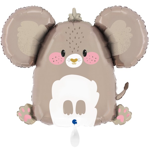 Grabo Folienballon XXL Tiny Mouse 90cm/35"
