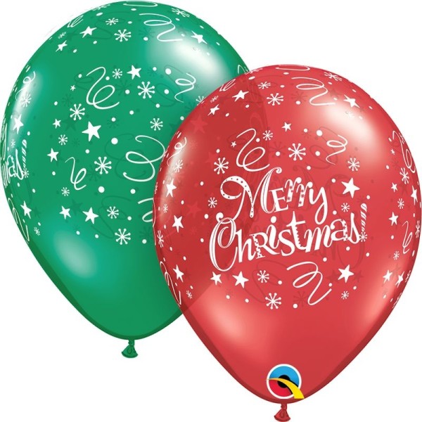 Qualatex Latexballon Christmas! Festive 28cm/11" 25 Stück