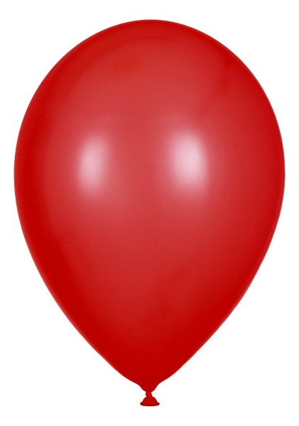 Globos Luftballons Rot Naturlatex 30cm/12" 100er Packung