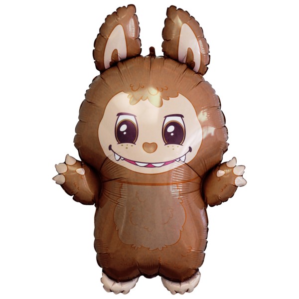 BWS Folienballon Bad Bunny Braun 65cm/27"