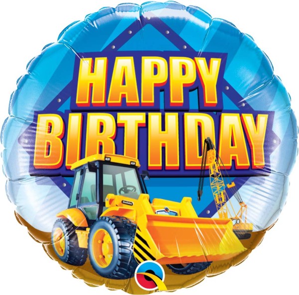 Qualatex Folienballon "Happy Birthday" Bagger 45cm/18"