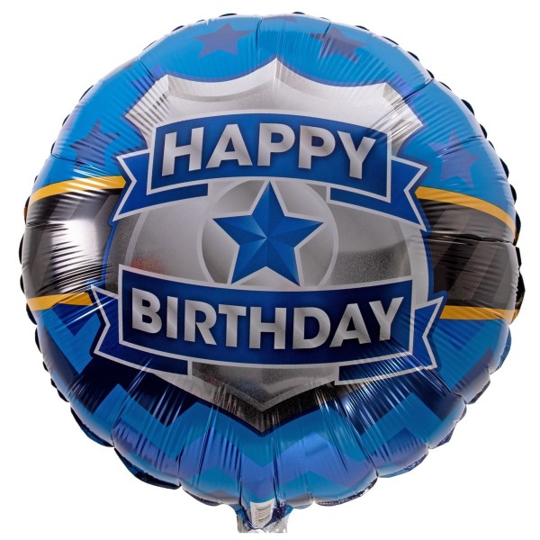 Qualatex Folienballon Happy Birthday "Feuerwehr", 46cm/18''