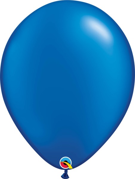 Qualatex Latexballon Radiant Pearl Sapphire Blue 40cm/16" 50 Stück