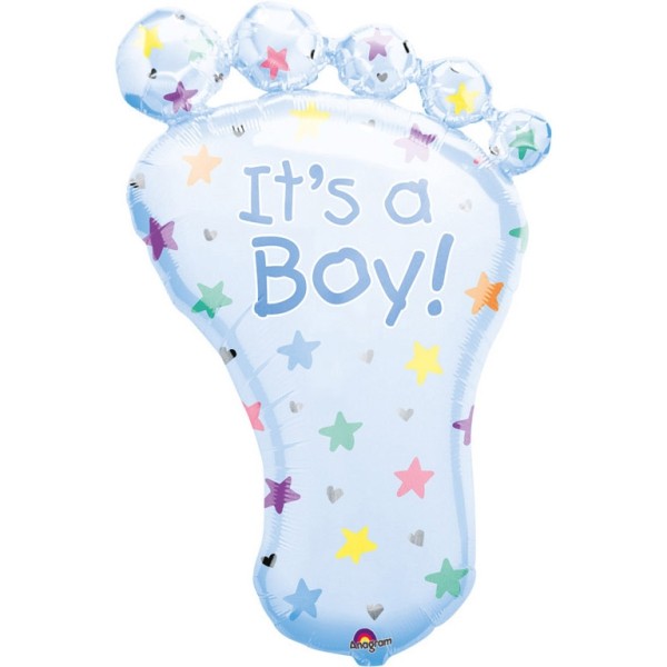 Anagram Folienballon "It's a Boy!" Fuß 82cm/32"
