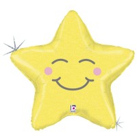 Betallic Folienballon Chubby Star 65cm/26"  Betallic Folienballon Chubby Star 65cm/26"