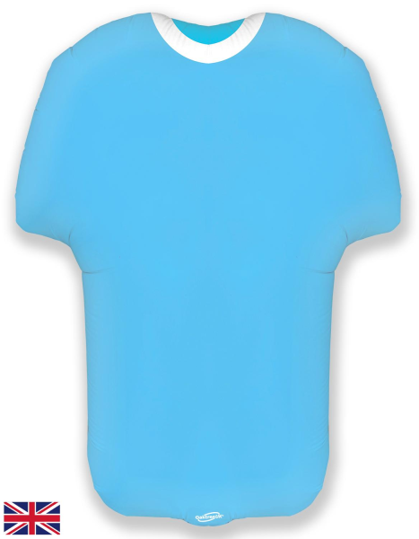Goodtimes Folienballon Sports Shirt Light Blue/White 24inch