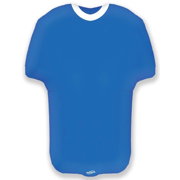 Folienballon Sports Shirt Blue/White 24inch