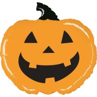 Betallic Folienballon Shape Halloween Kürbis 70cm/28" (unverpackt)  Betallic Folienballon Shape Halloween Kürbis 70cm/28" (unverpackt)