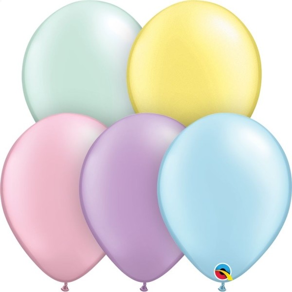 Qualatex Latexballon Pastel Pearl Assortment 13cm/5" 100 Stück