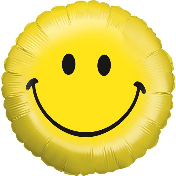 Betallic Folienballon Smiley 23cm/9" (unverpackt)