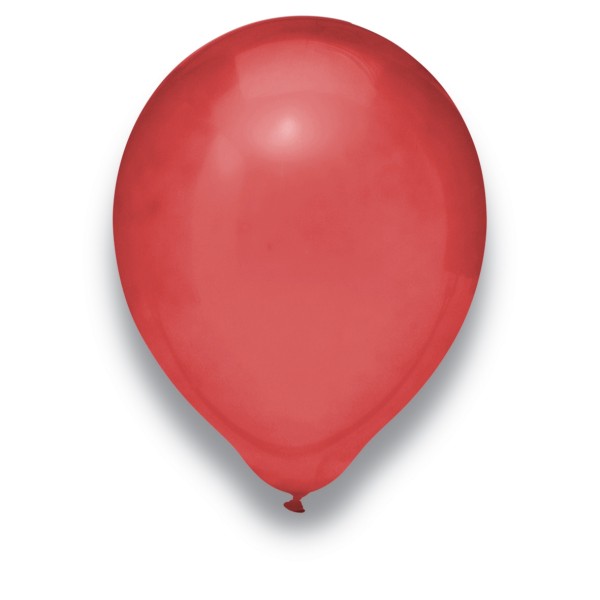 Globos Luftballons Kristall Burgund Naturlatex 30cm/12" 100er Packung