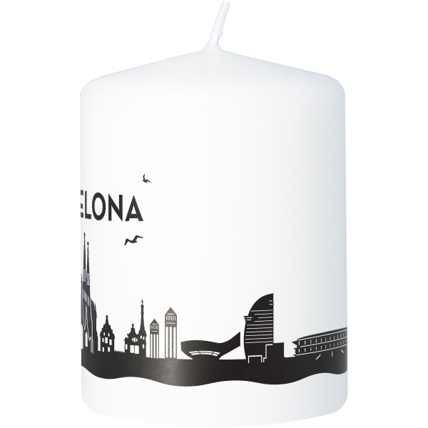 Goodtimes Stumpenkerze Skyline Barcelona