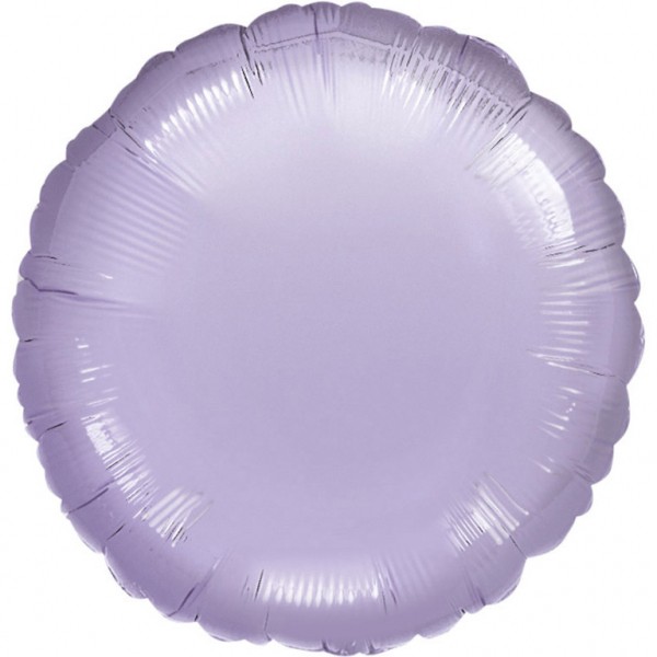 Anagram Folienballon Rund Metallic Pearl Pastel Lilac 45cm/18" (unverpackt)