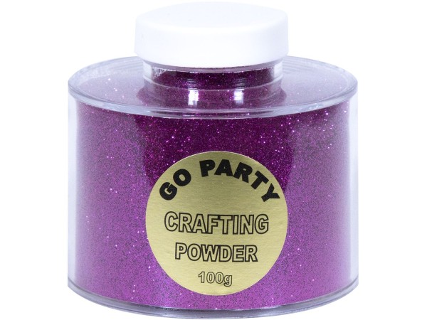 Qualatex Glitter Pot Fuchsia 100g