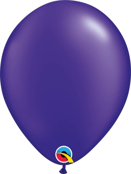 Qualatex Latexballon Solid Radiant Pearl Quartz Purple 28cm/11" 25 Stück