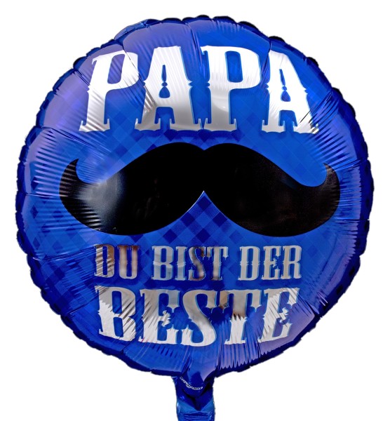 Anagram Standard Folienballon "Papa du bist der Beste" 43cm/17"