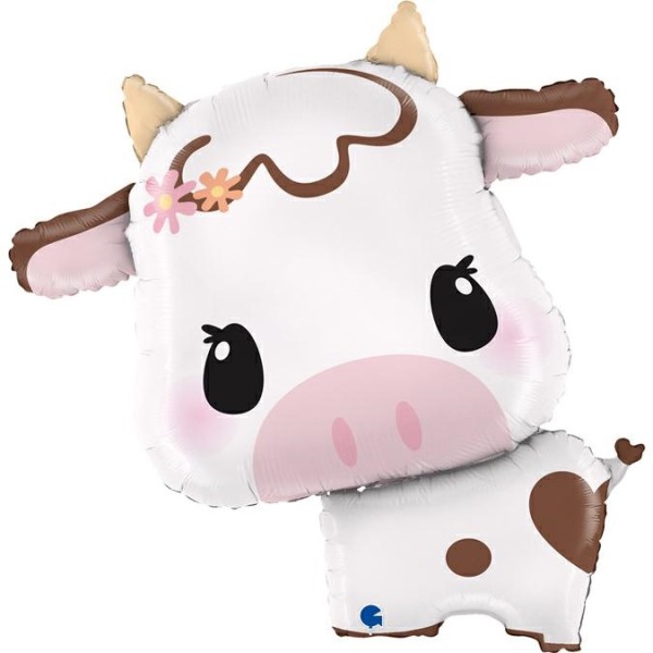 Grabo Folienballon Shape Cute Cow 72cm/33"