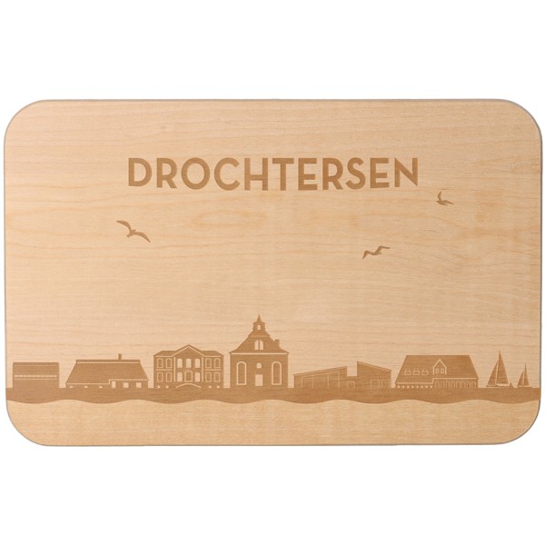 Goodtimes Frühstücksbrett Skyline Drochtersen 23cm x 15cm x 1cm