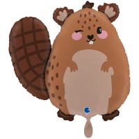 Grabo Folienballon XXL Beaver 80cm/31"  Grabo Folienballon XXL Beaver 80cm/31"