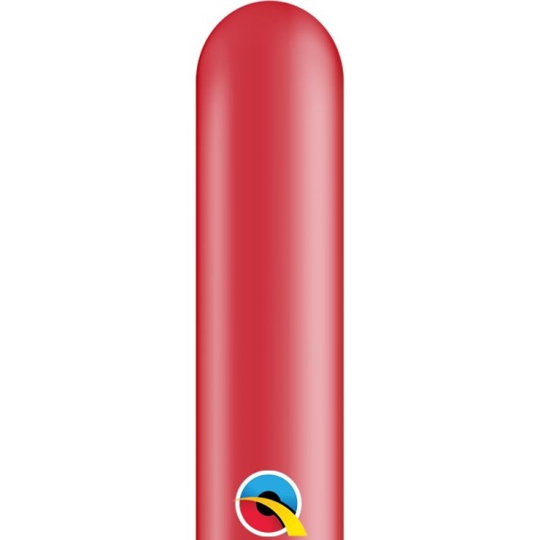 Qualatex Latexballon Entertainer Pearl Ruby Red 260Q Ø 5cm - 100 Stück