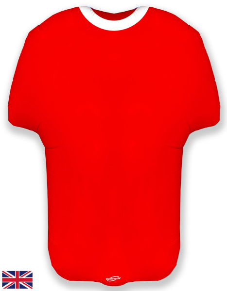 Goodtimes Folienballon Sports Shirt Red/White 24inch