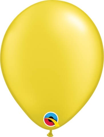Qualatex Latexballon Radiant Pearl Citrine Yellow 13cm/5" 100 Stück