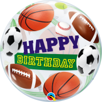 Qualatex Bubble Birthday Sports Bälle 55cm/22"  Qualatex Bubble Birthday Sports Bälle 55cm/22"