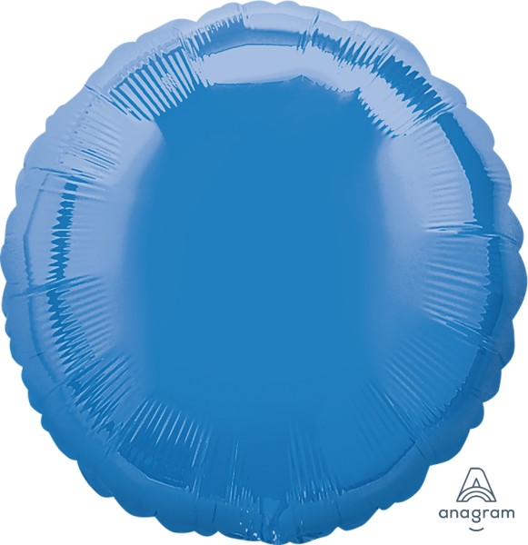 Anagram Folienballon Rund Periwinkle 45cm/18" (unverpackt)