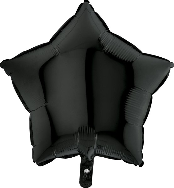 Grabo Folienballon Star Black 45cm/18" (unverpackt)