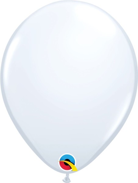 Qualatex Latexballon Standard White 28cm/11" 6 Stück