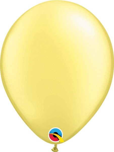 Qualatex Latexballon Pastel Pearl Lemon Chiffon 28cm/11" 100 Stück